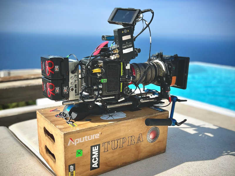 Professional Ibiza crew service filming Tanto por Vivir